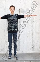 Whole Body Man T poses White Casual Average